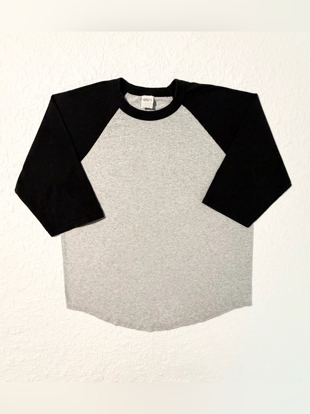 Shaka Wear Active | Soft Spun Cotton Baseball Raglan 3/4 Sleeve Shirt | Size XL